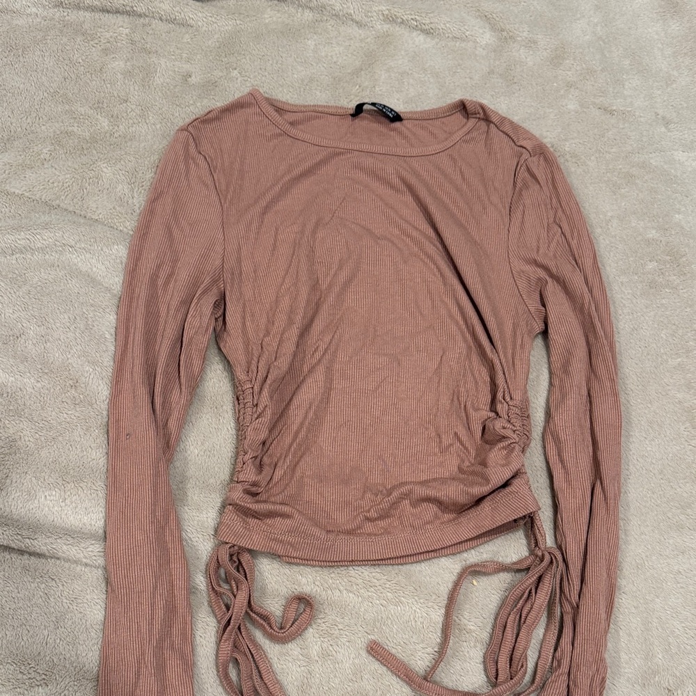 Women's Long Sleeve Ruched Top